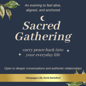 Sacred Gathering Product Image - Champagne Life